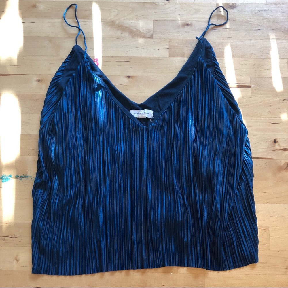 Silence and Noise ribbed crop top.